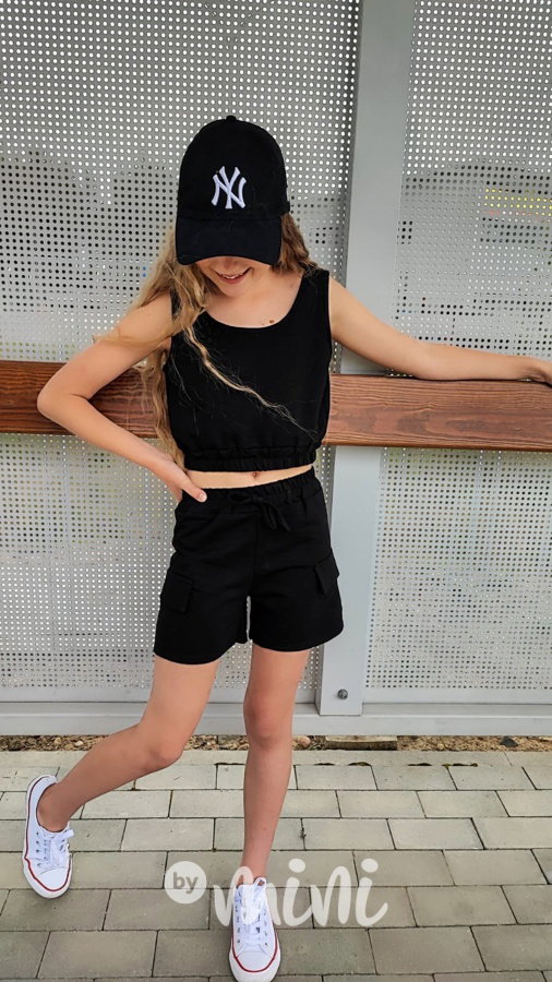 Letní cargo set black