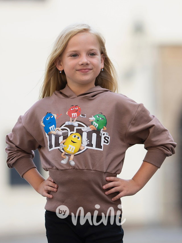 M&M's mikina hnědá