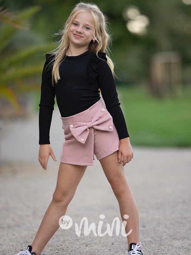 Sukňokraťasy s mašlí pink