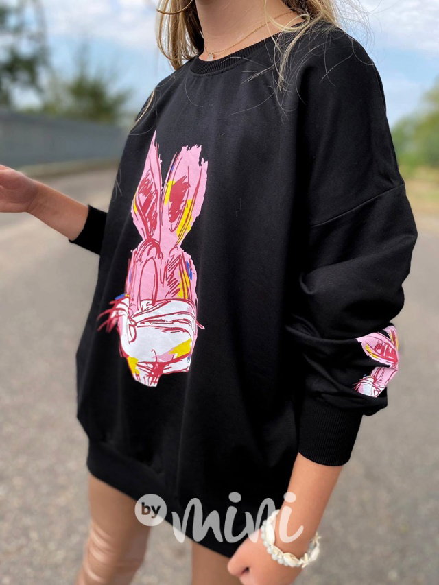 Bunny mikina black