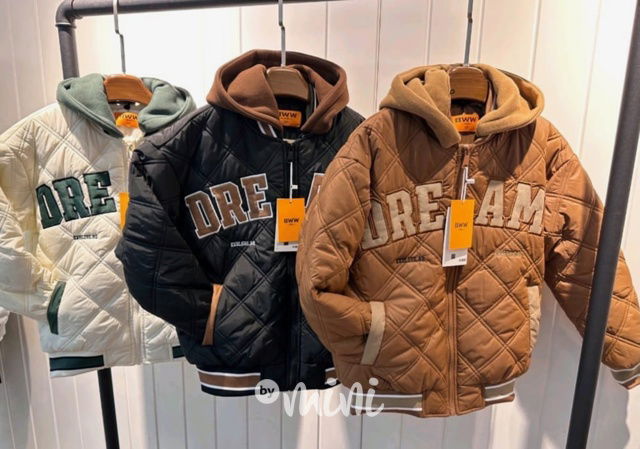 DREAM prošívaná teplá bomber bunda beige