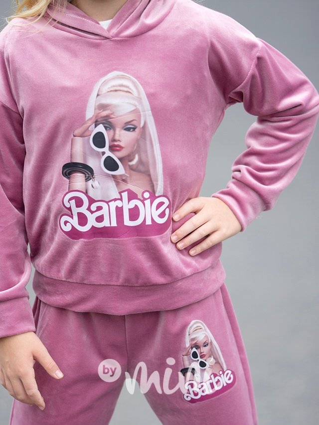 Soft velurová souprava Barbie