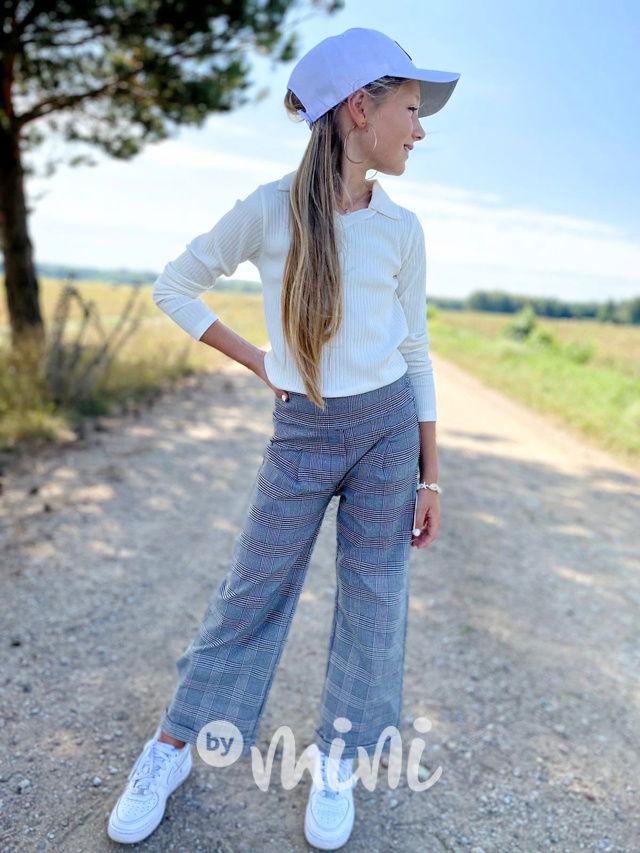 Blůzka s límečkem cream