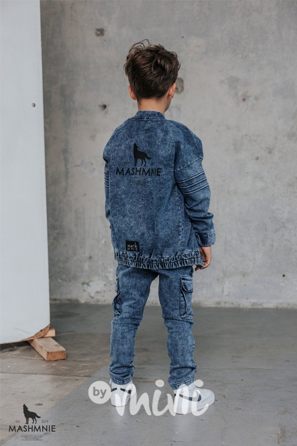 Mash Mnie cargo blue jeans