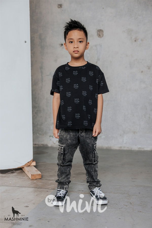 Mash Mnie cargo black jeans