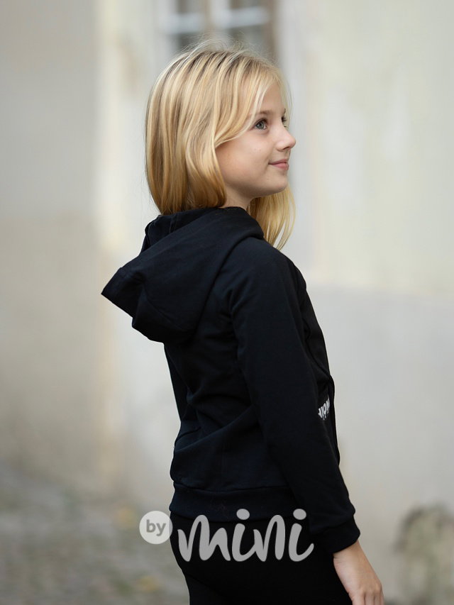 Černá mikina FASHION