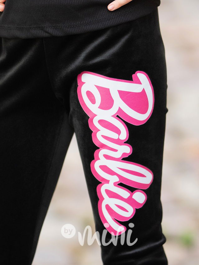 Soft velurové legíny Barbie