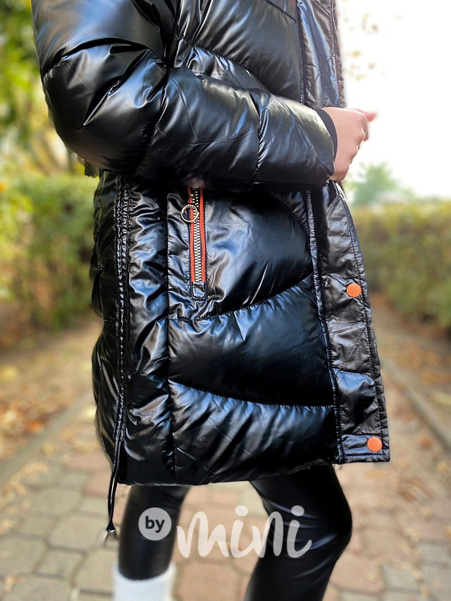 Zimní kabát black/orange