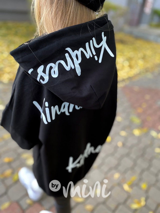 Kindness mikina black