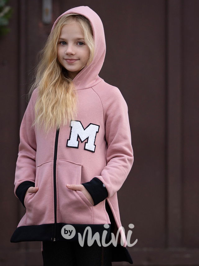 Dlouhá zateplená mikina