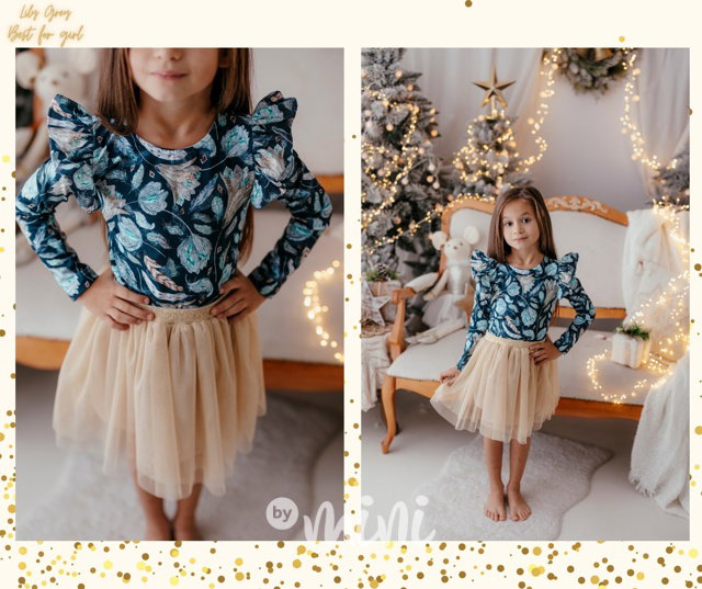 Zlatá tutu sukně Lily Grey