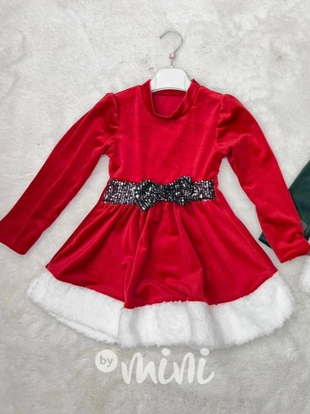 Santas girl šaty s mašlí