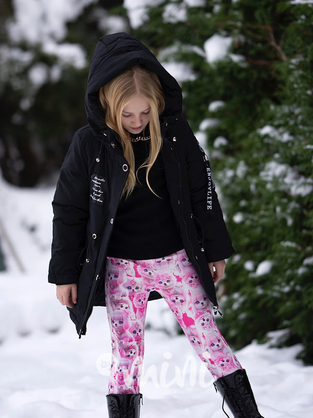 Sporty parka s kožíškem uvnitř