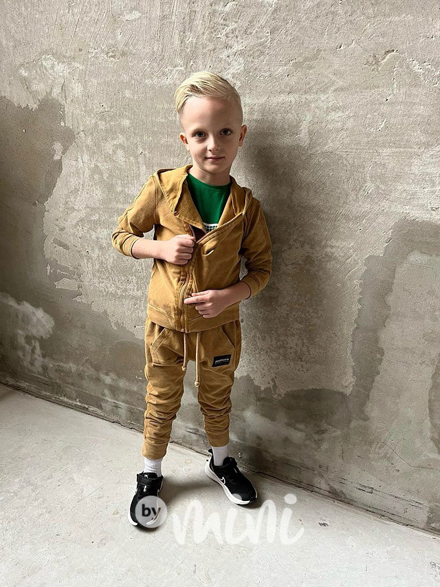 DESPACITO acid wash mustard tepláky