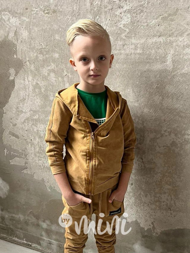 Despacito acid wash mikina mustard