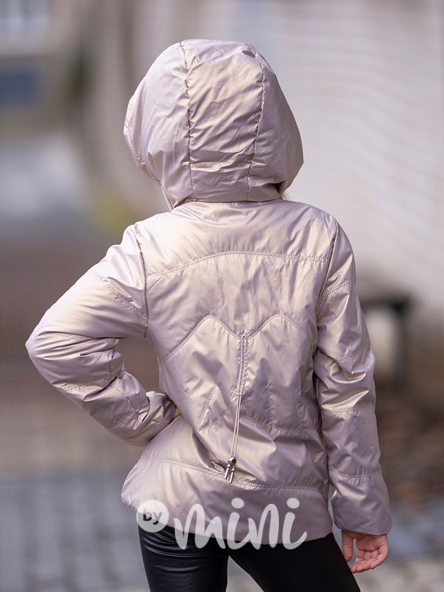 Jarní metalická bunda