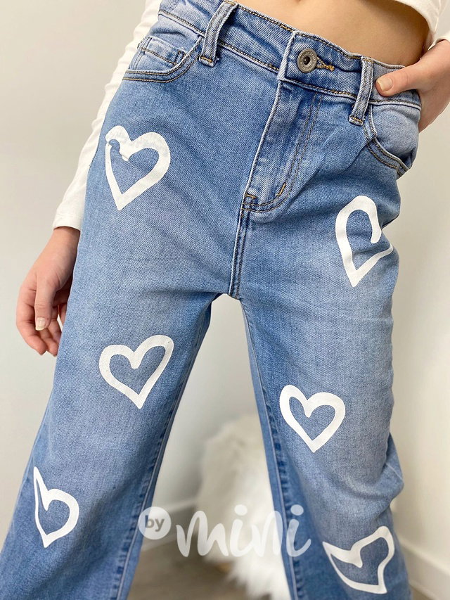 Fashion jeans švédy HEART