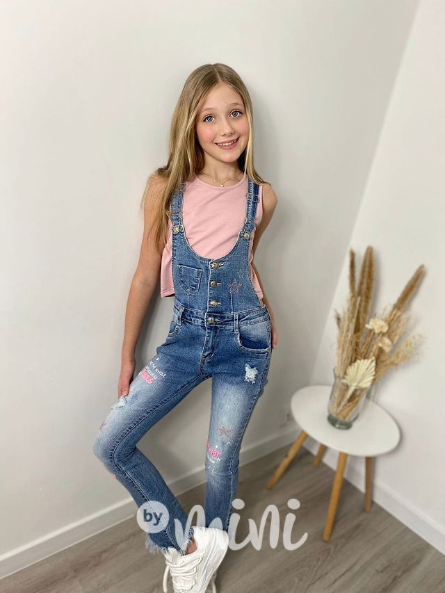 Stretch jeans lacláče se zdobením