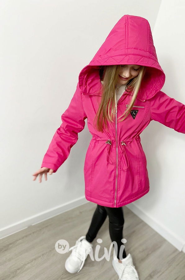 Parka s podšívkou růžová