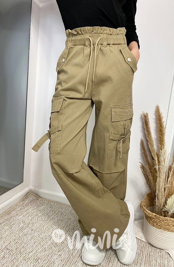 Military cargo kapsáče taupe