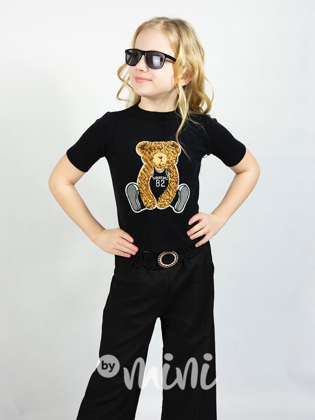 Teddy svetřík černý