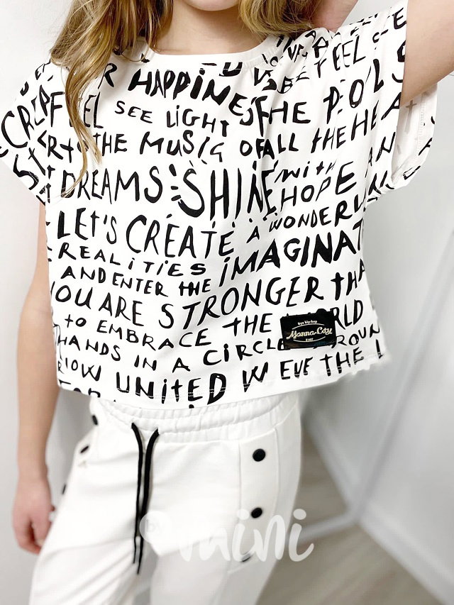 White letters triko