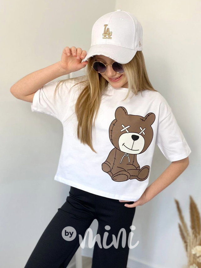 Teddy oversize triko bílé