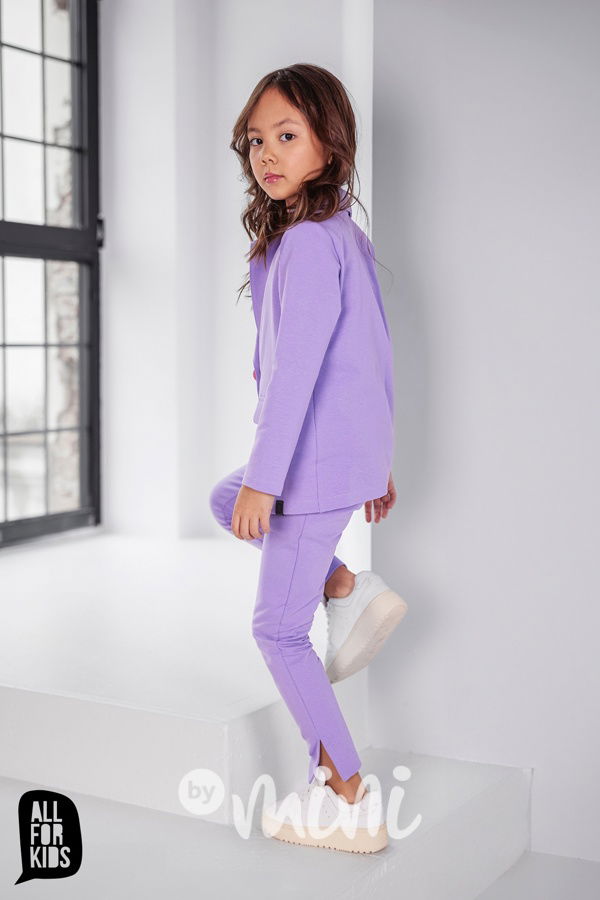 All for kids elegant kalhoty lila