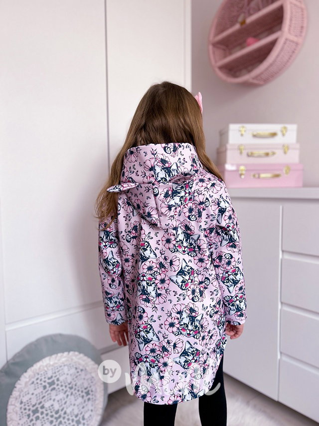 Kočičková softshell delší bunda