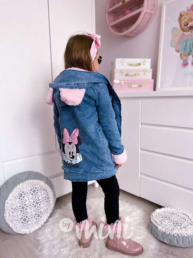 Teplý denim kabátek Minnie