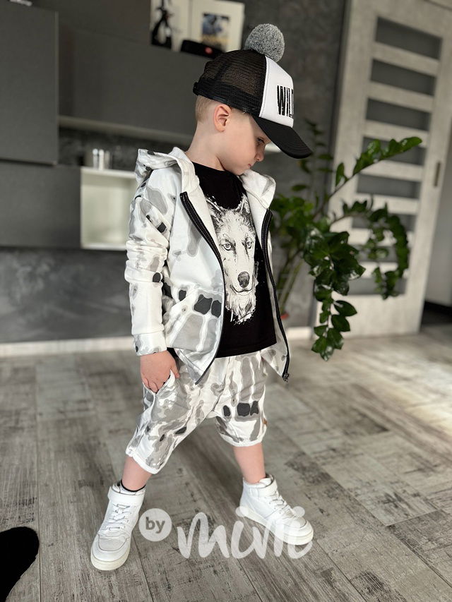 Splash kraťasy white/grey