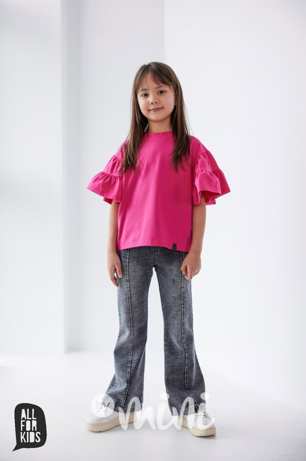 All for kids blůzka frill malinová