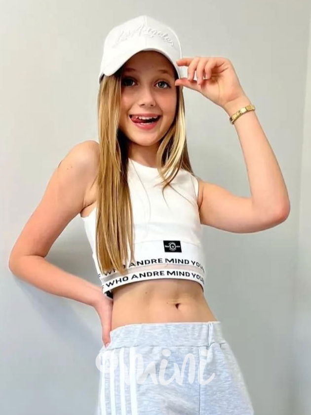 Yourself crop top white