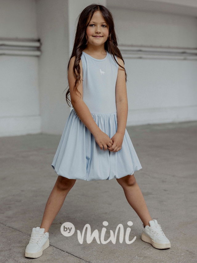 Mash Mnie šaty s balonovou sukní blue
