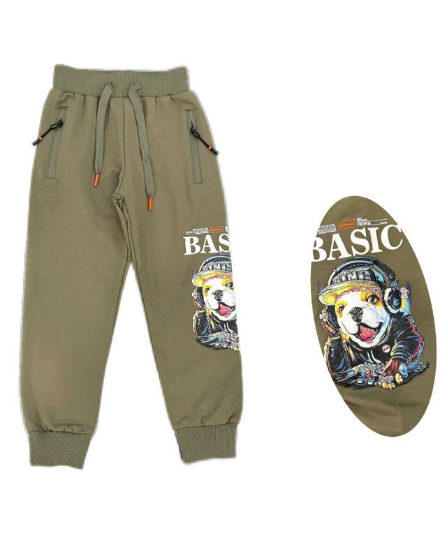 Basic tepláky DOG khaki