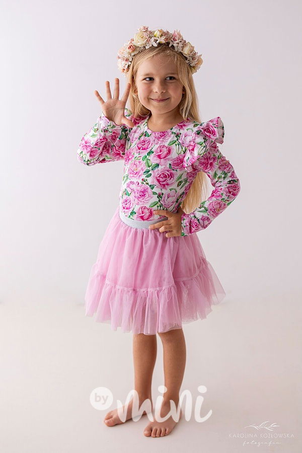 Roses blůzka s řasením Lily Grey