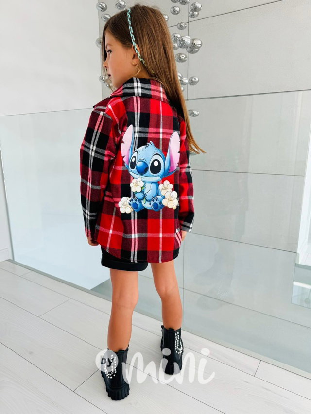 Red karo košile Lilo&Stitch