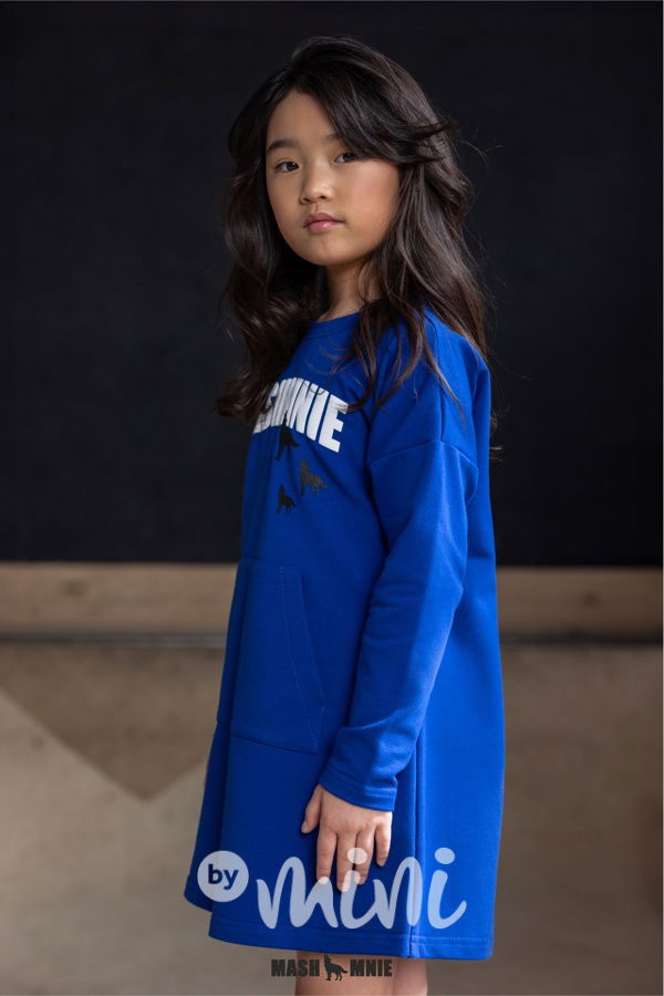 Mash Mnie šaty WOLF modré