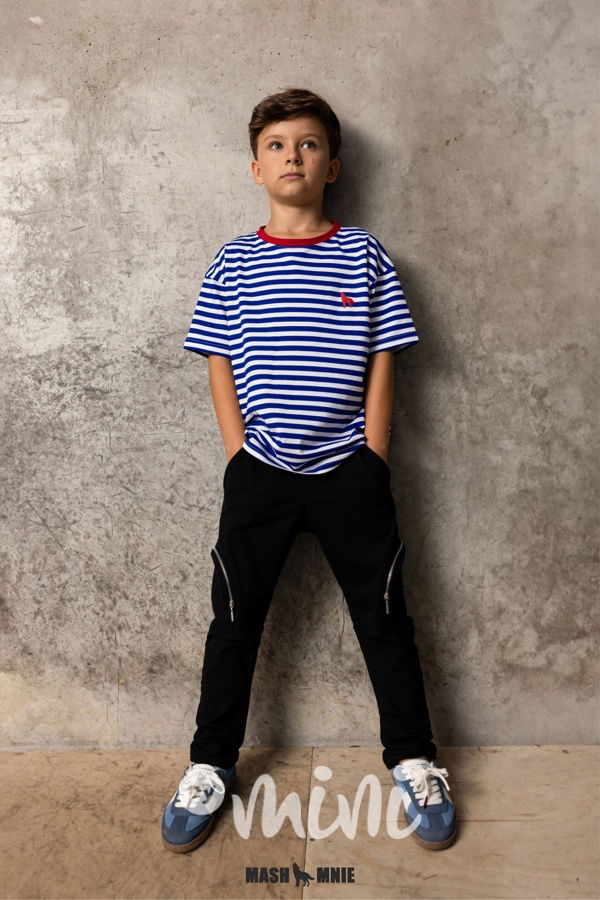 Mash Mnie jogger tepláky se zipy černé