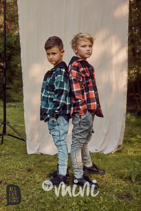 All for kids soft denim kalhoty ice black