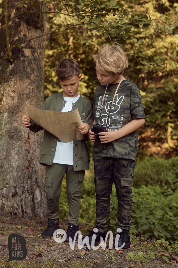 All for kids cargo tepláky army