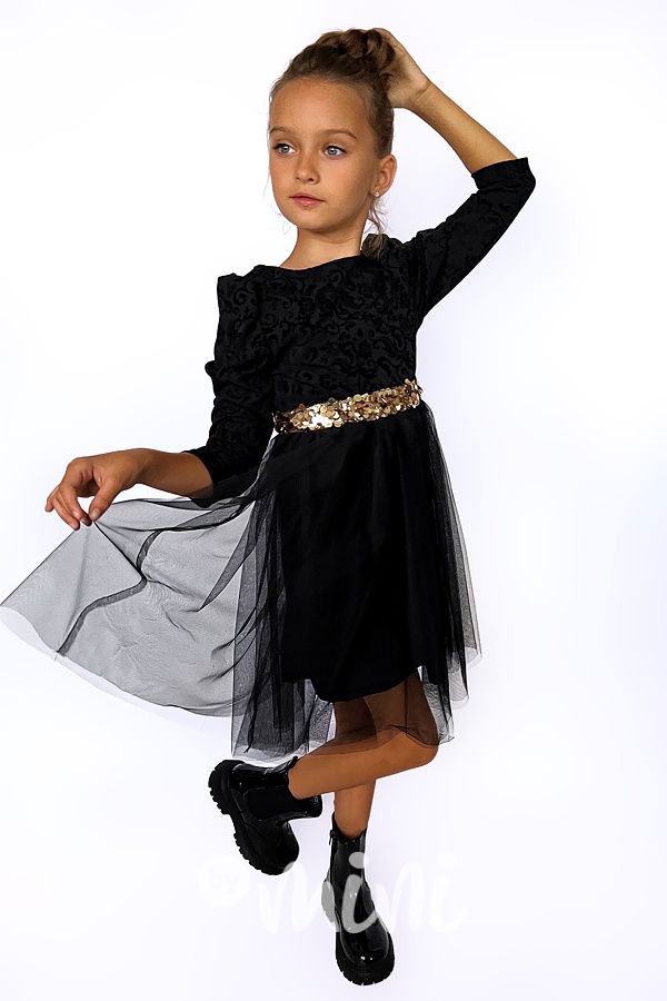 PREMIUM slavnostní šaty s černou tylovou sukní