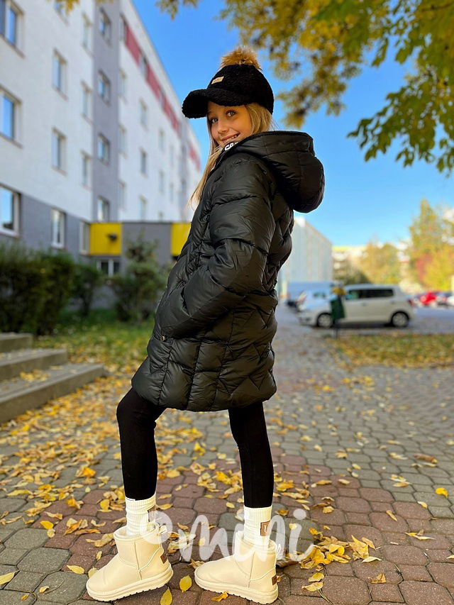 Zimní kabát GIRL černý
