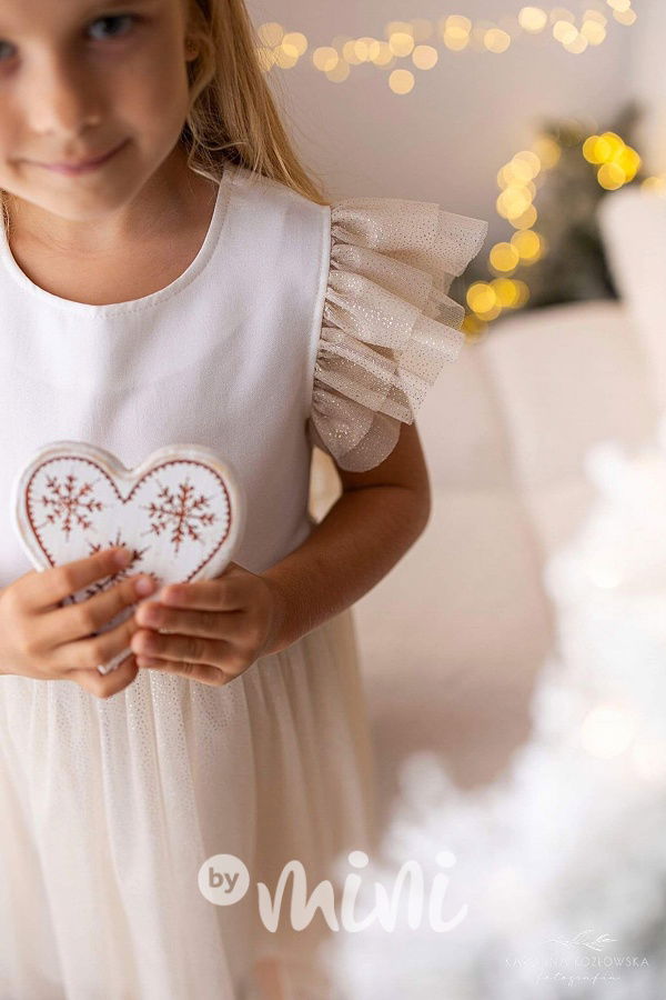 Lily Grey SPARKLING tylové šaty gold