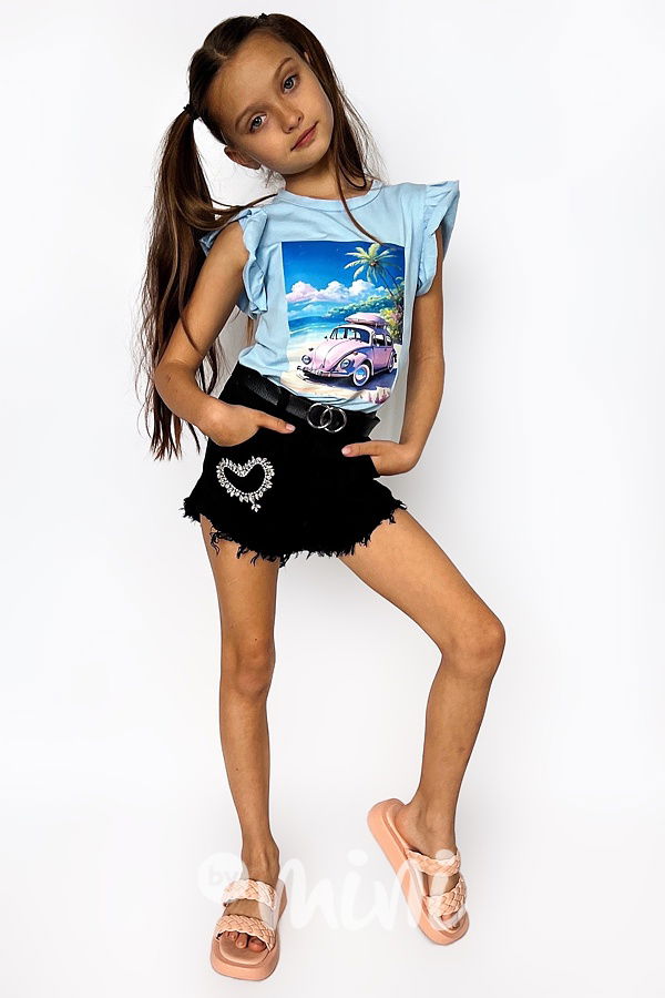 Holiday travel modrá blůzka