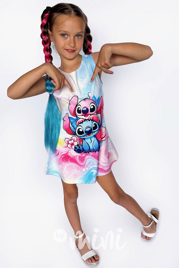 Lilo & Stitch letní šaty RAINBOW