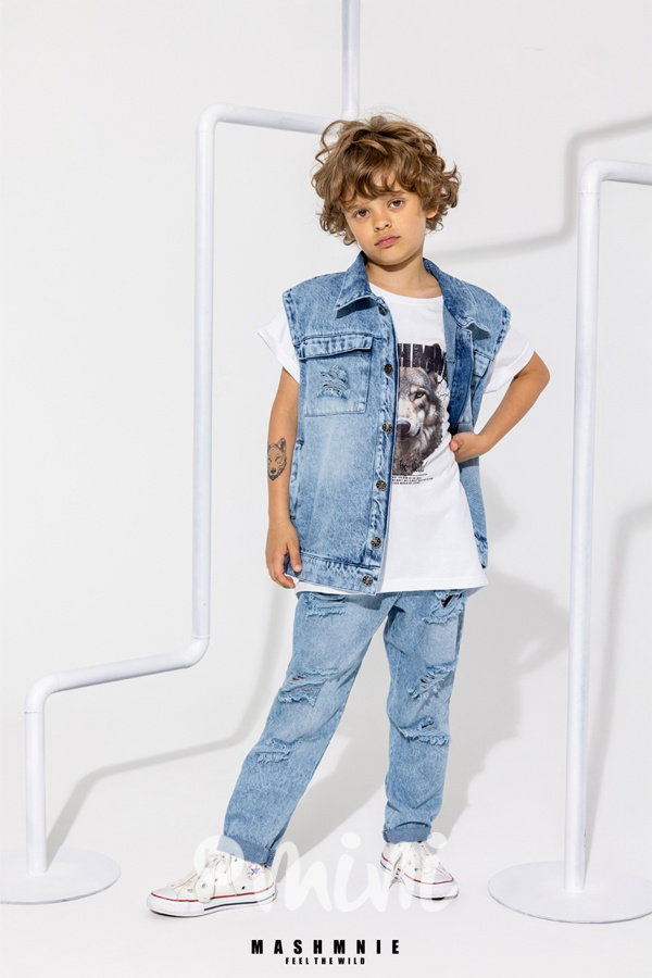 Mash Mnie ripped boyfriend jeans