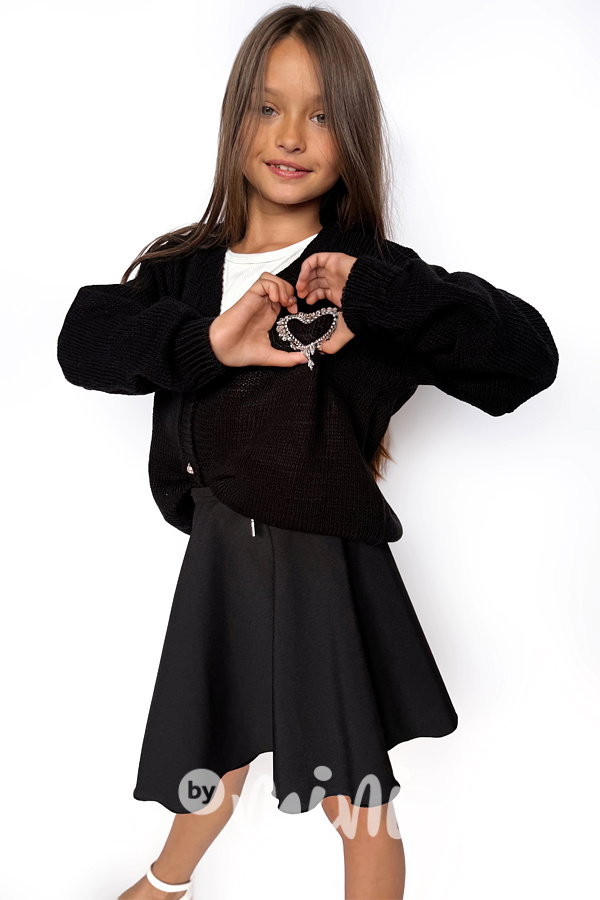 HEART černý svetřík