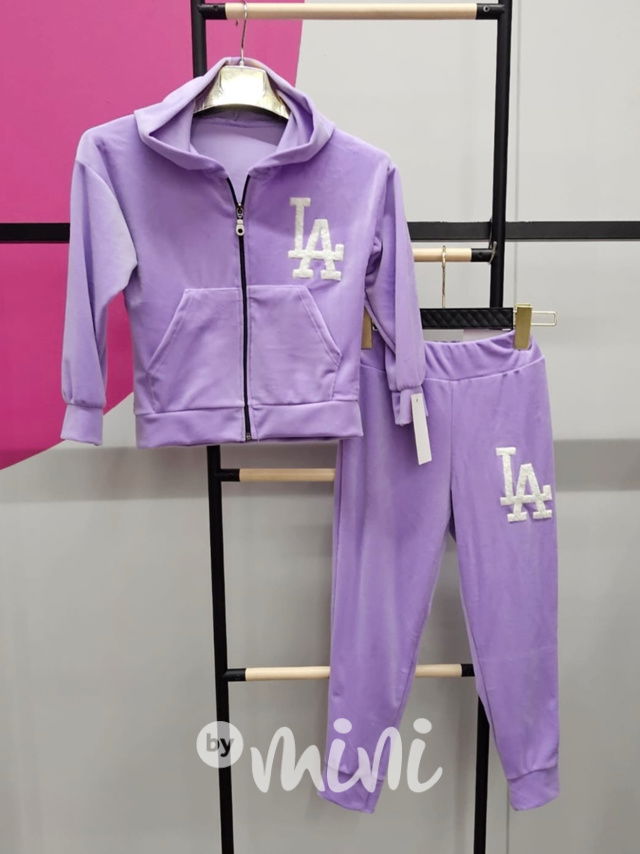 Soft velur souprava LA lila