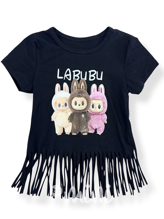Labubu triko FRIENDS černé